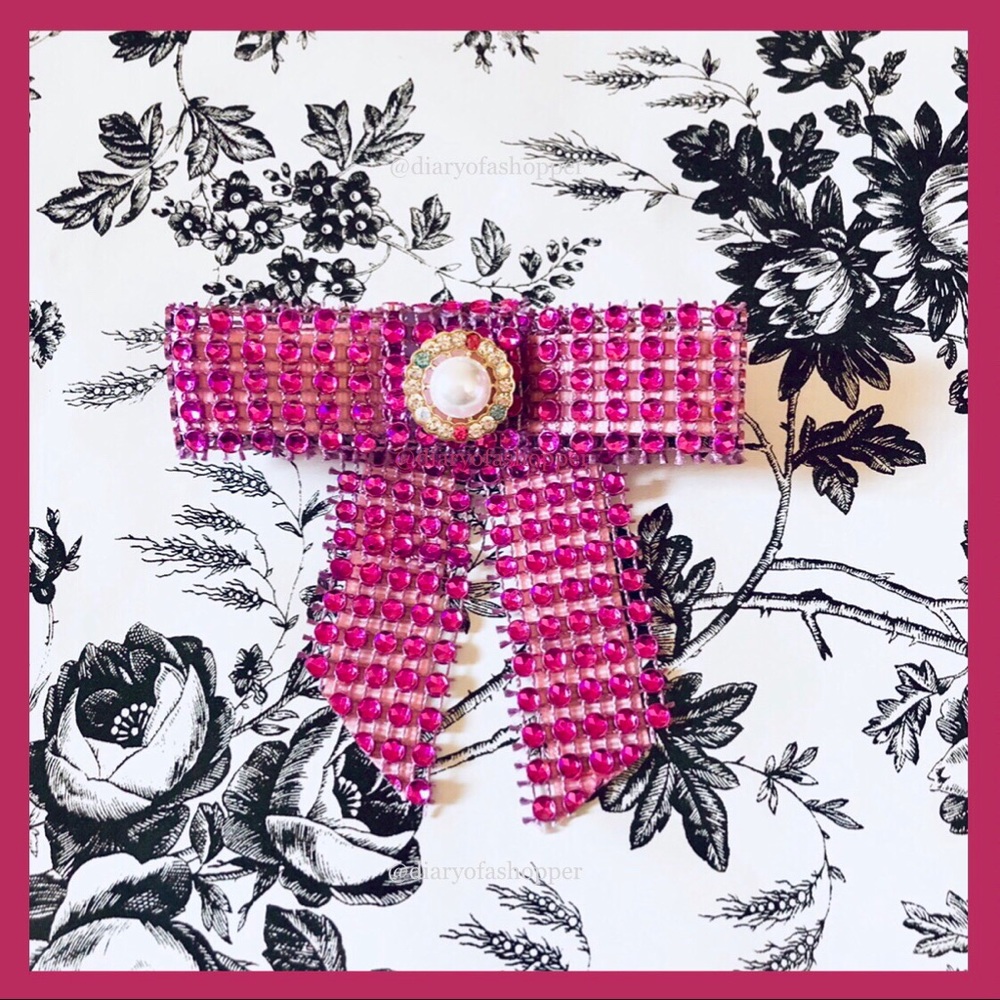 Metallic Pink Neck Pin/ Brooch